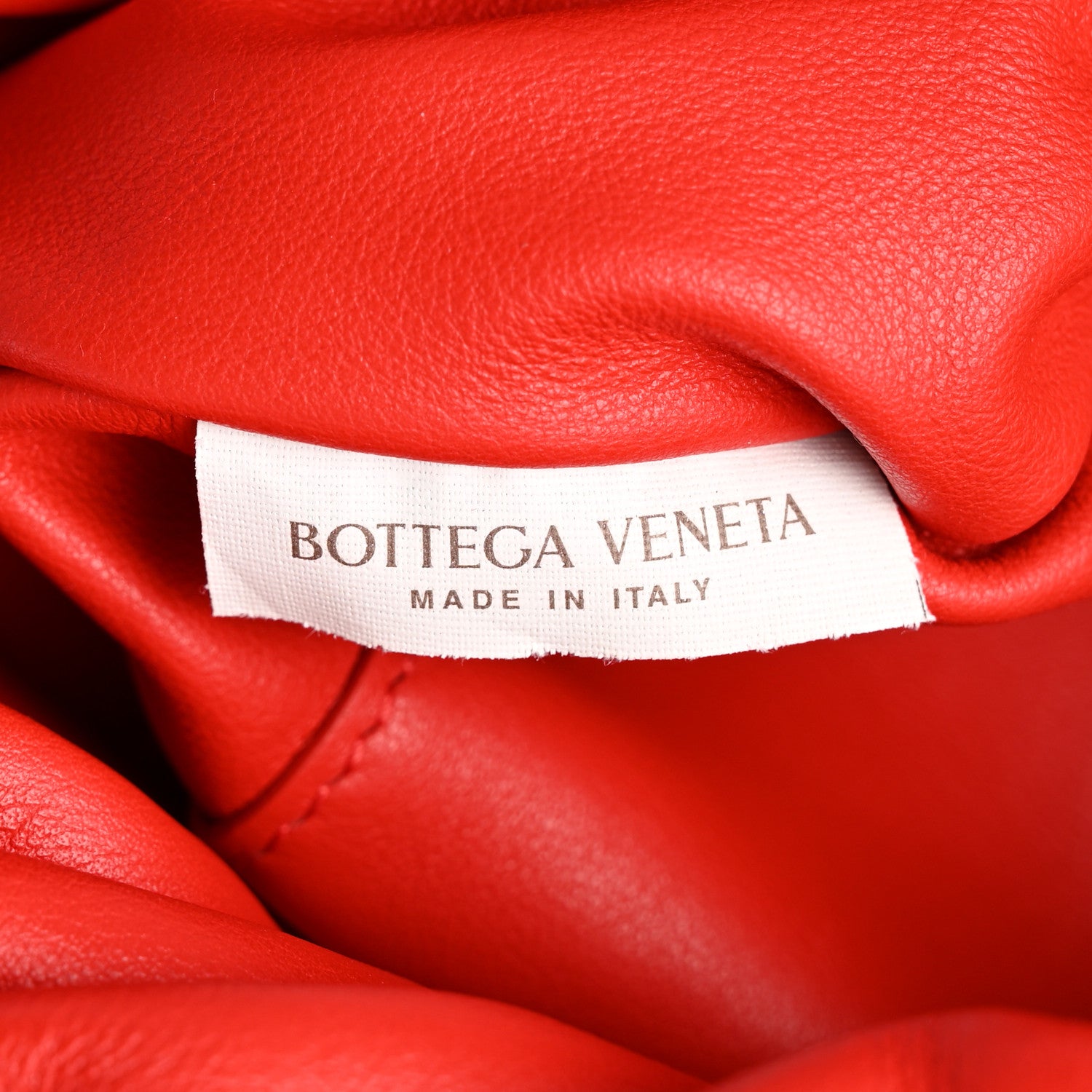 Bottega Veneta Nappa The Fringe Pouch Shoulder Bag Red 6 of 7