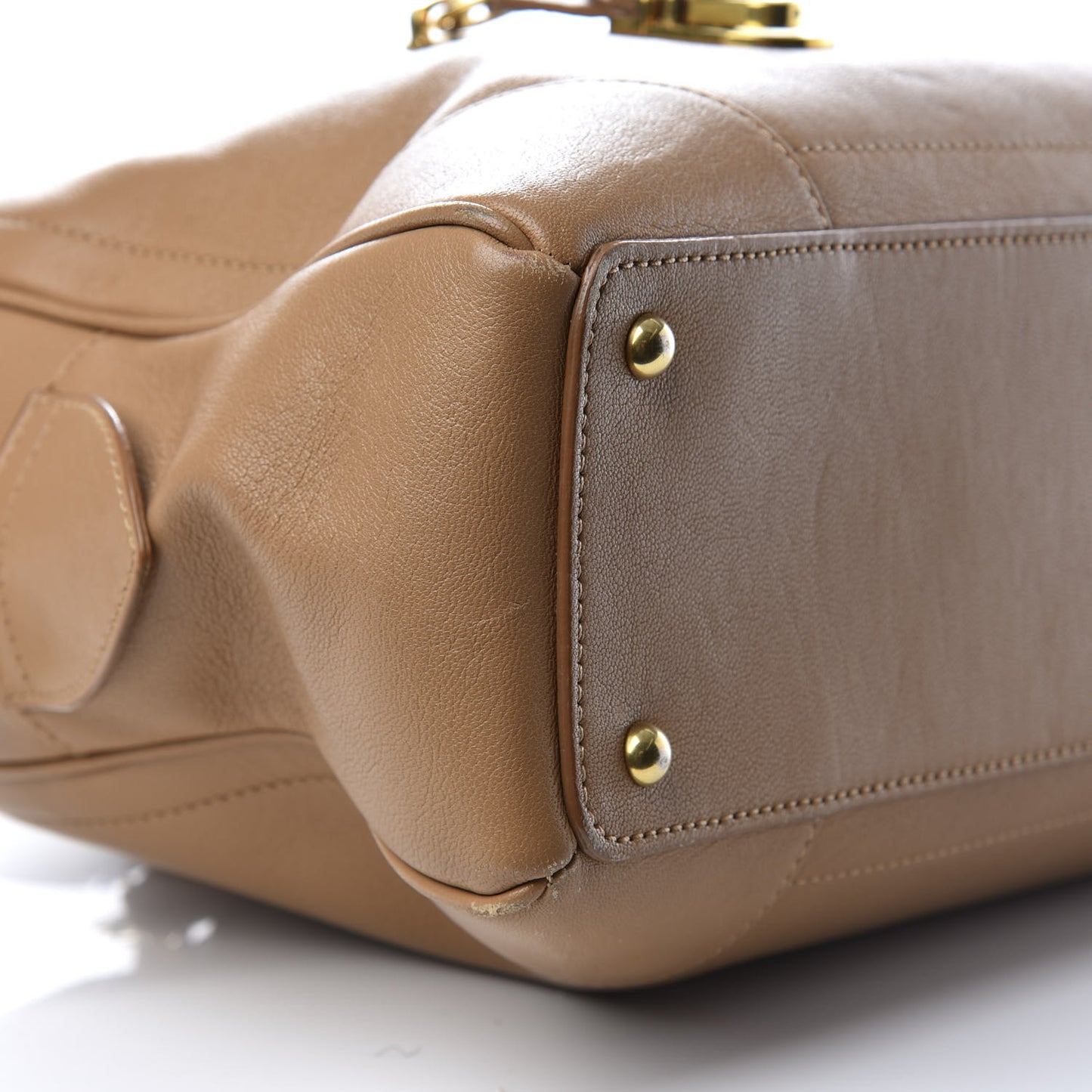 Calfskin Venetia Satchel Tan