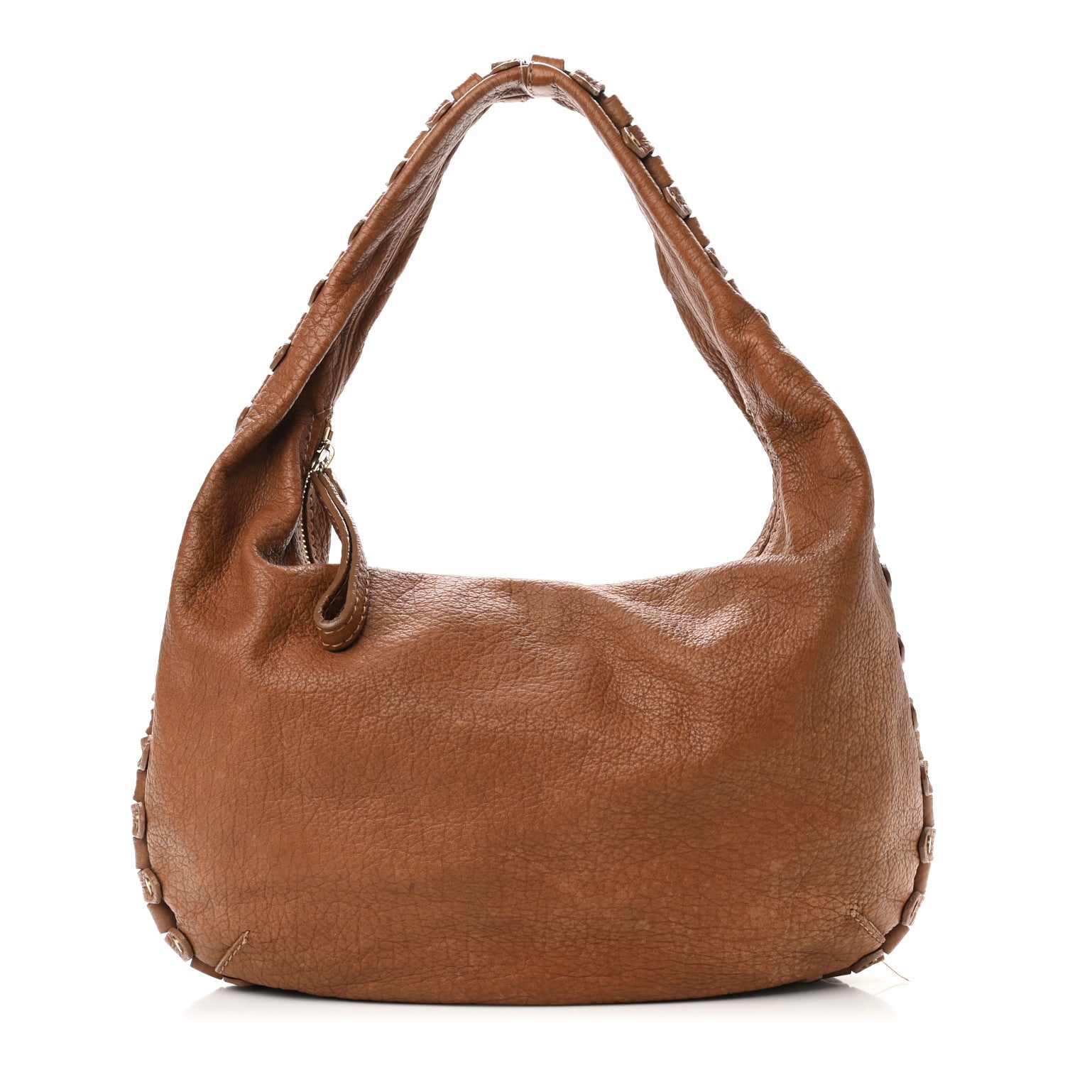 Valentino Garavani Calfskin Hobo Brown 1 of 17