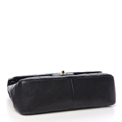 Chanel Caviar Quilted Jumbo Double Flap Black 4 of 14