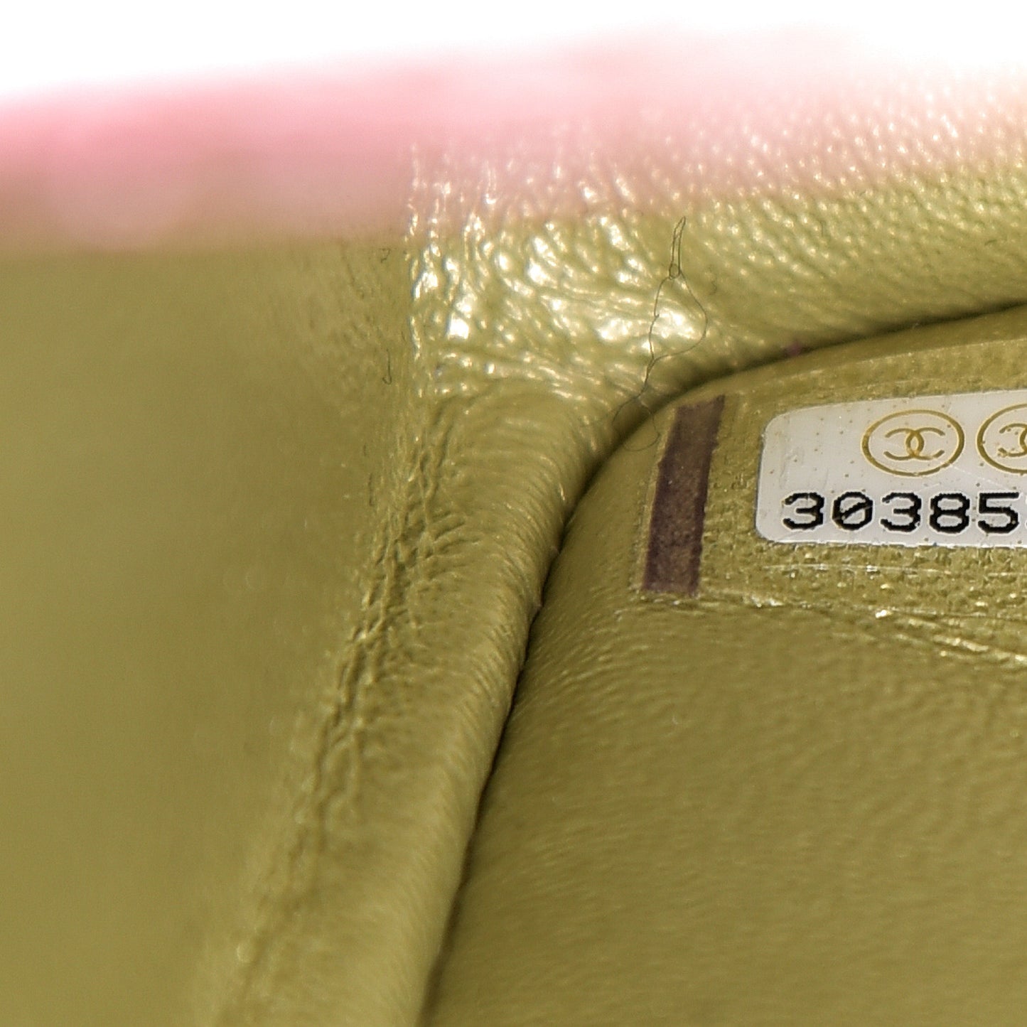 Metallic Goatskin Quilted Mini 2.55 Reissue Flap Multicolor