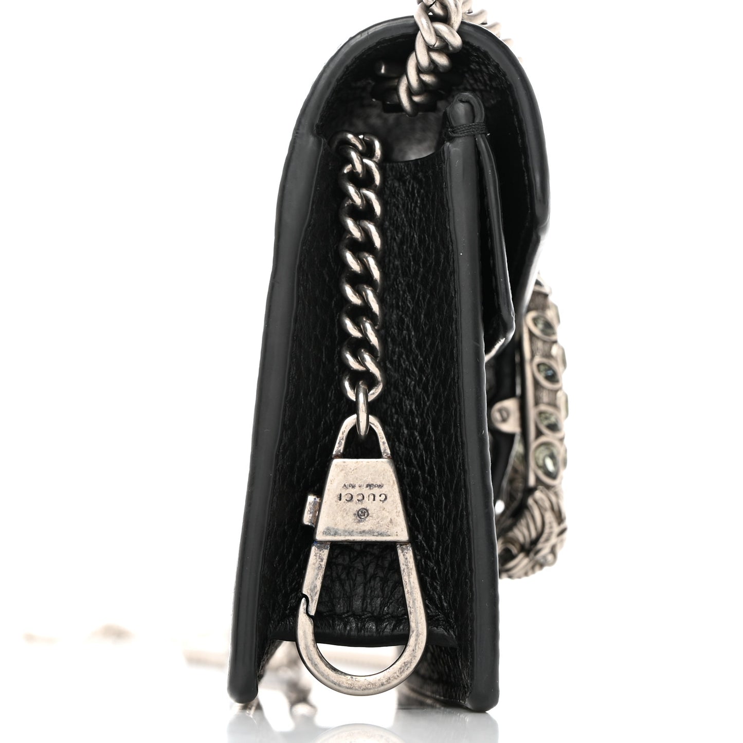 Calfskin Super Mini Dionysus Shoulder Bag Black