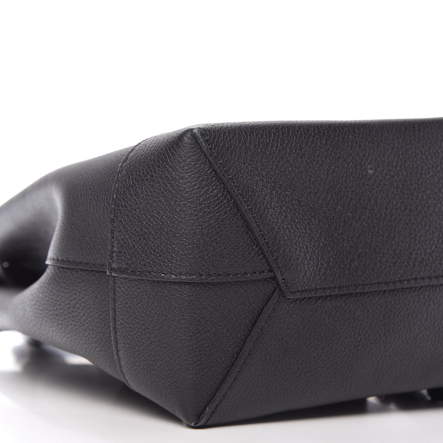 Calfskin Lockme Backpack Black