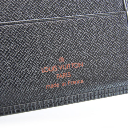 Louis Vuitton Epi Checkbook Organizer Wallet Black 8 of 9