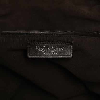 Saint Laurent Calfskin Studded Easy Sac Taupe 6 of 14