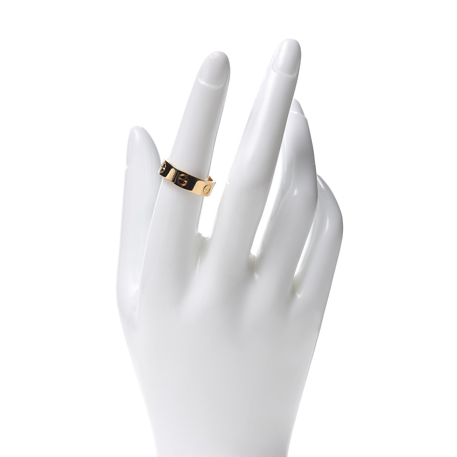 Cartier 18K Yellow Gold 5.5mm LOVE Ring 54 6.75 2 of 5