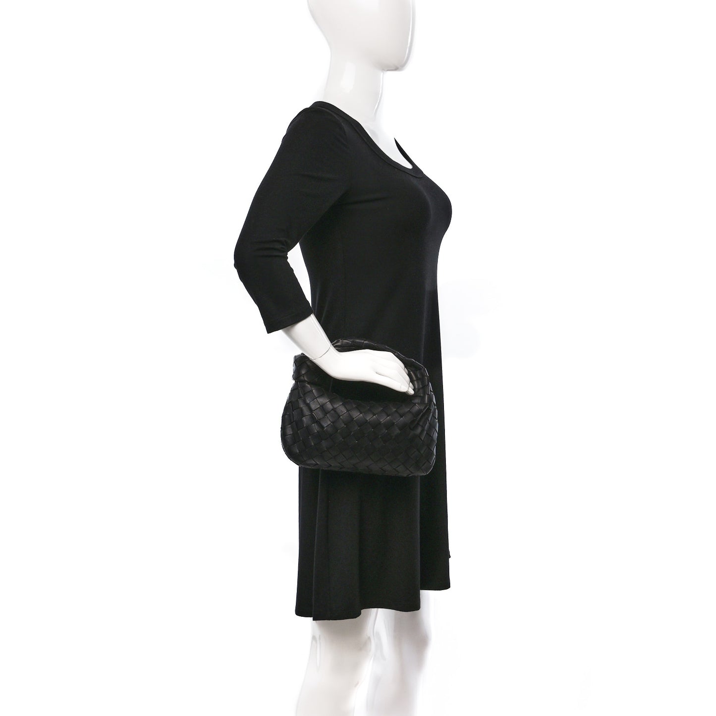 Nappa Intrecciato Mini Jodie Black