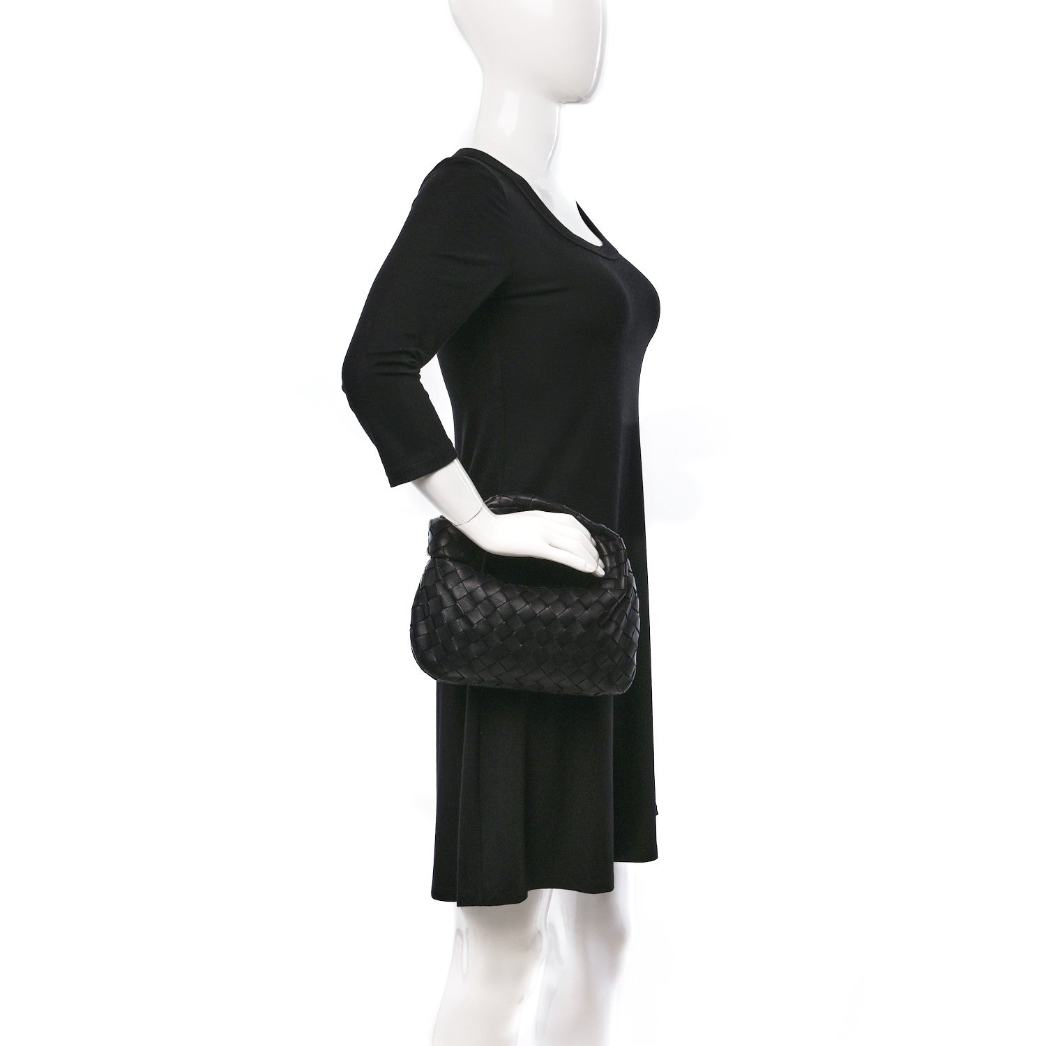 Bottega Veneta Nappa Intrecciato Mini Jodie Black 2 of 8