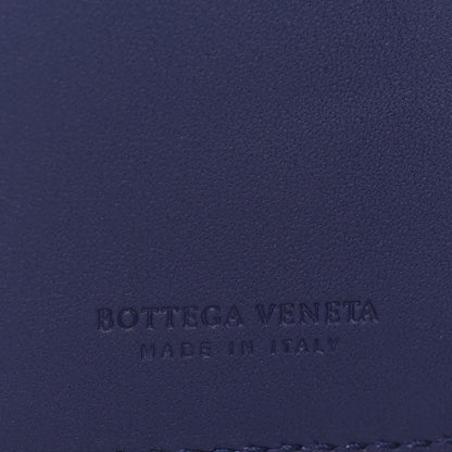 Bottega Veneta Nappa Intrecciato Passport Case Navy Blue 6 of 8