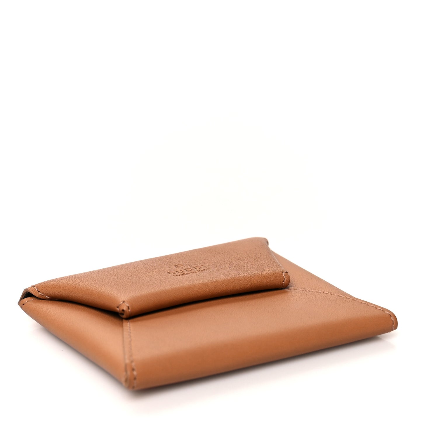 Calfskin Coin Pouch Brown