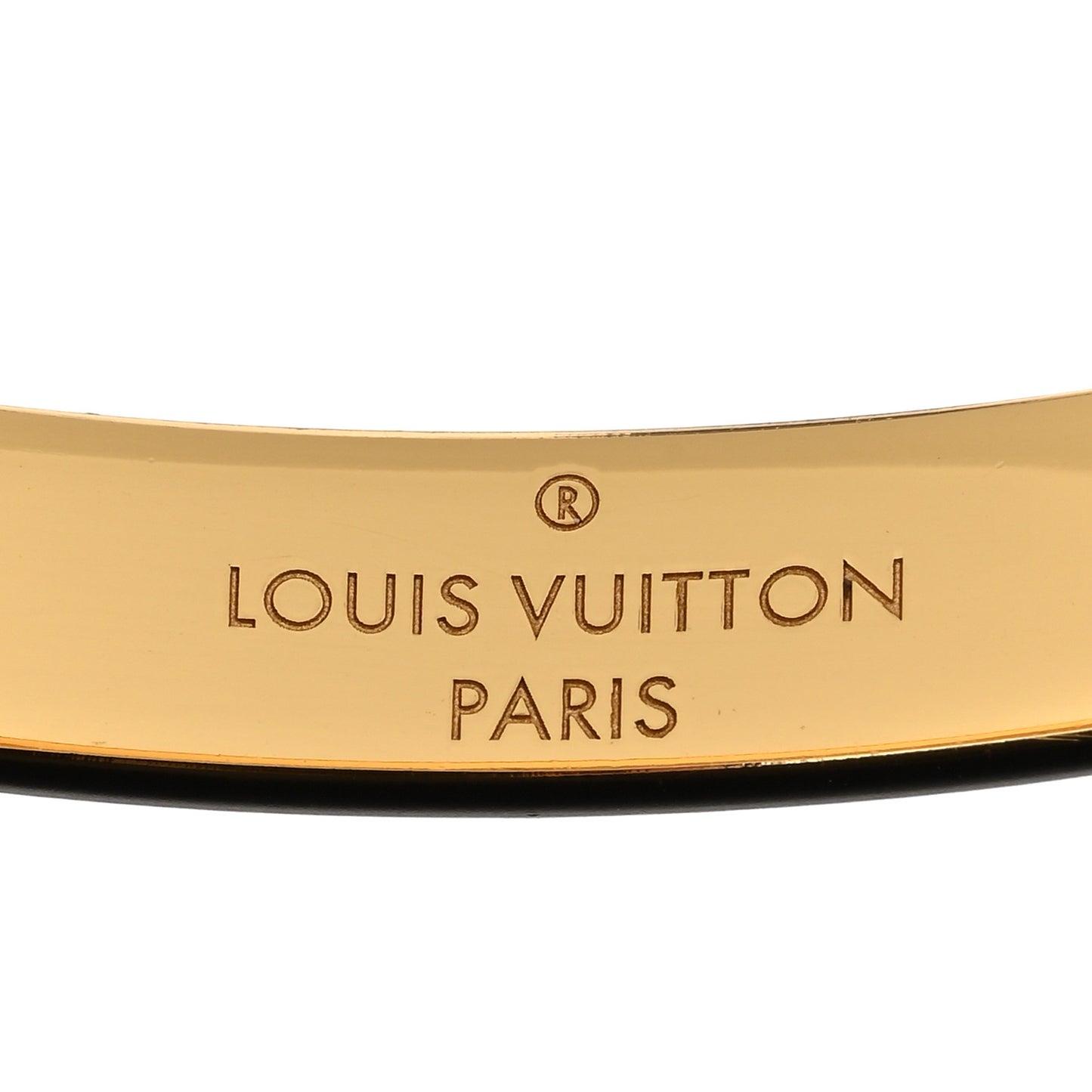 Monogram Nanogram Cuff S Black Gold