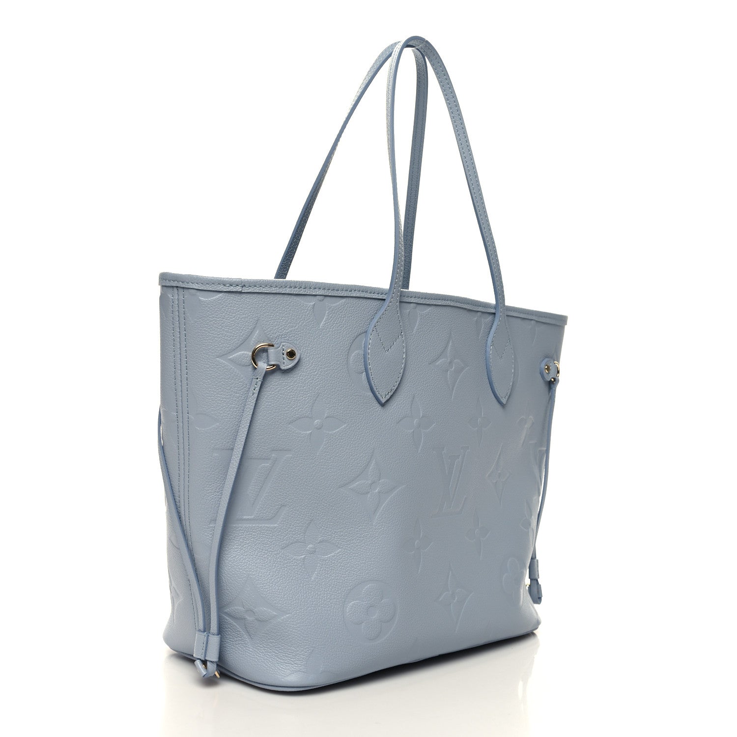 Louis Vuitton Empreinte Monogram Giant Neverfull MM Blue Hour 4 of 11
