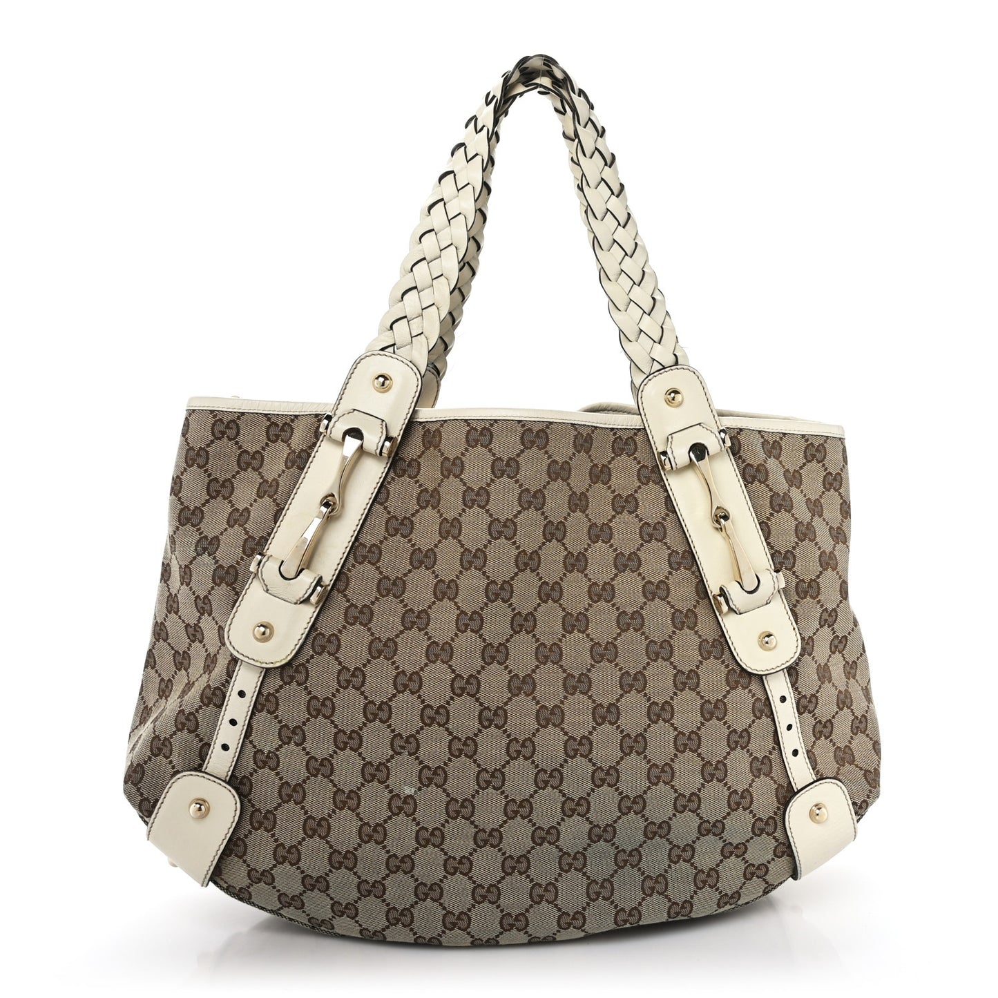 Monogram Medium Pelham Shoulder Bag Off White