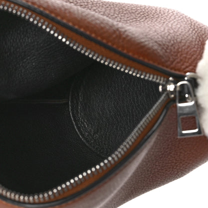 Loewe Calfskin Shearling Mini Bunny Western Crossbody Bag Walnut 6 of 9