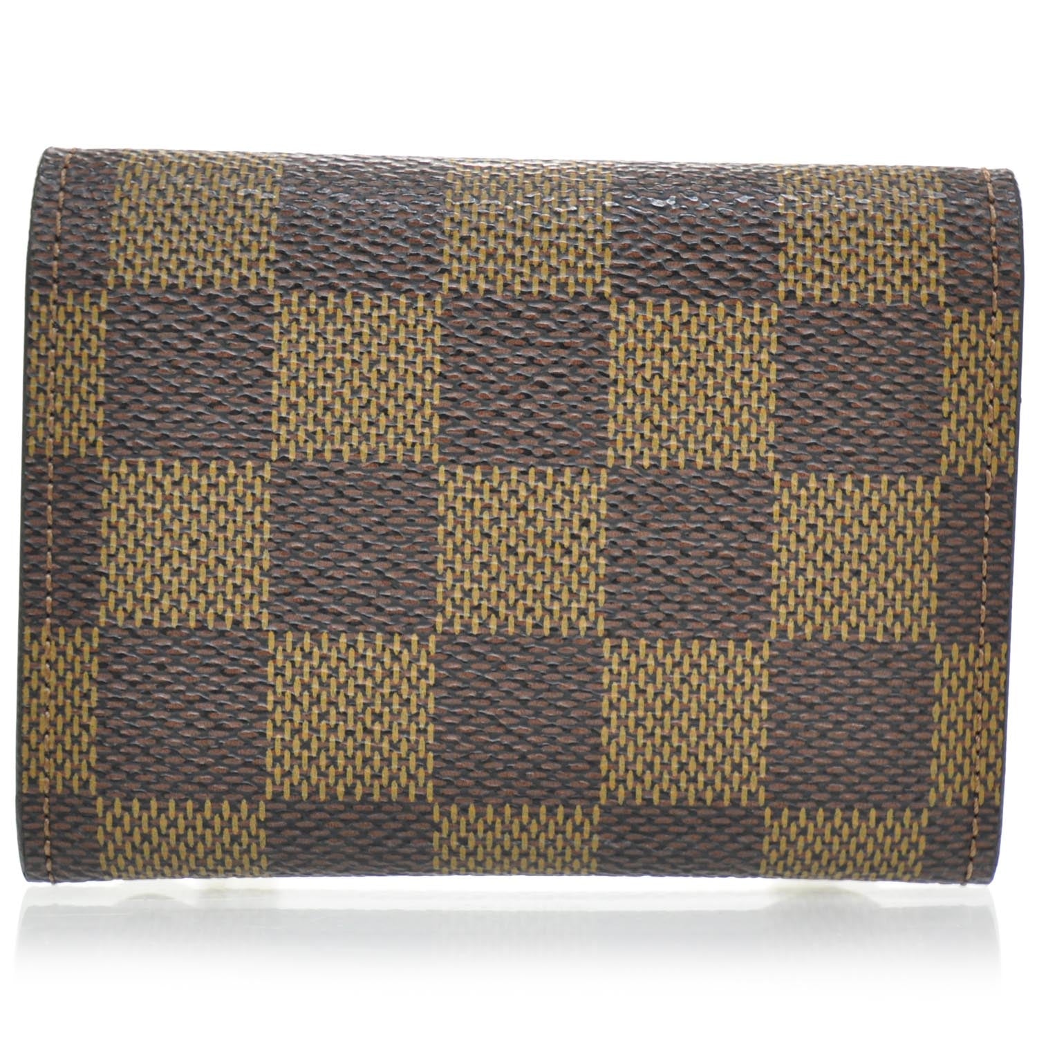 Louis Vuitton Damier Ebene Porte-Monnaie Plat Coin Purse 3 of 7