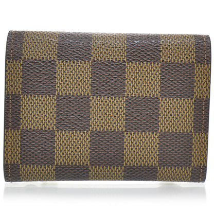 Louis Vuitton Damier Ebene Porte-Monnaie Plat Coin Purse 3 of 7