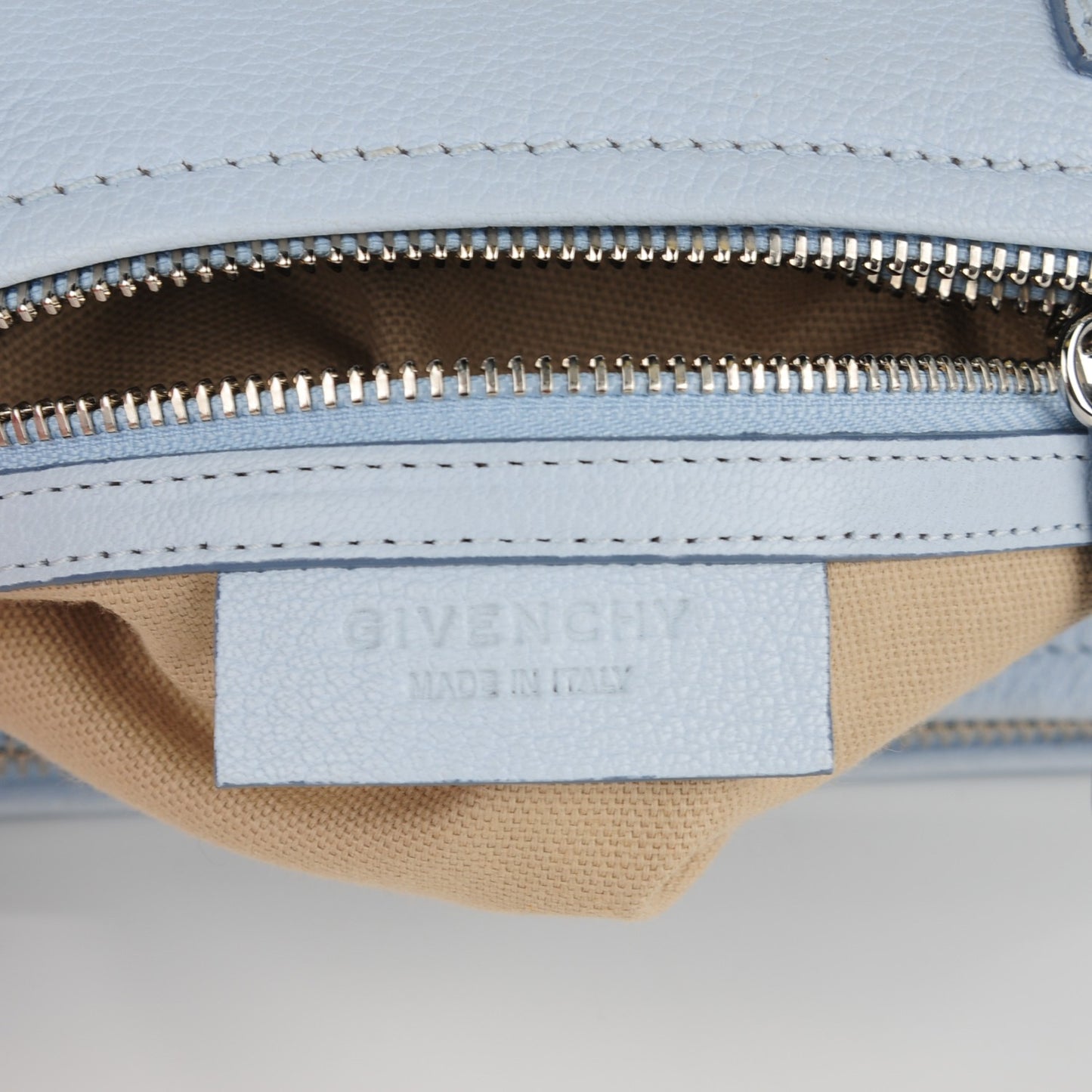 Sugar Goatskin Mini Pandora Light Blue