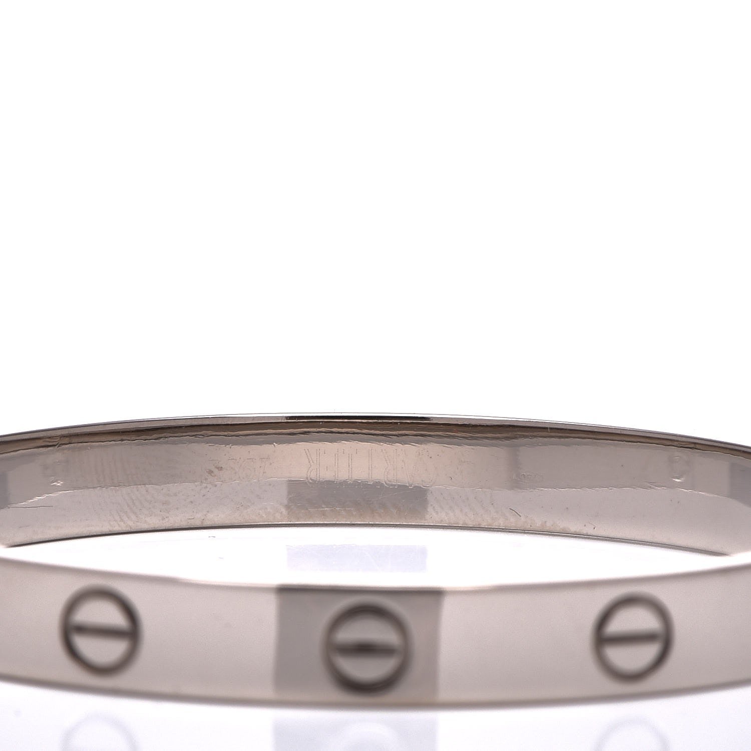Cartier 18K White Gold LOVE Bracelet 16 5 of 6