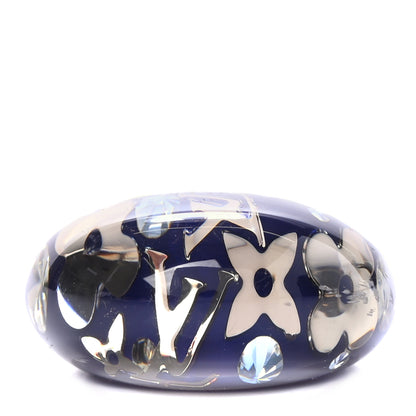 Louis Vuitton Resin Swarovski Crystal Inclusion Ring M Blue 1 of 5