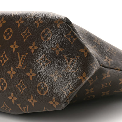 Louis Vuitton Monogram Flower Zipped Tote MM Black 8 of 8