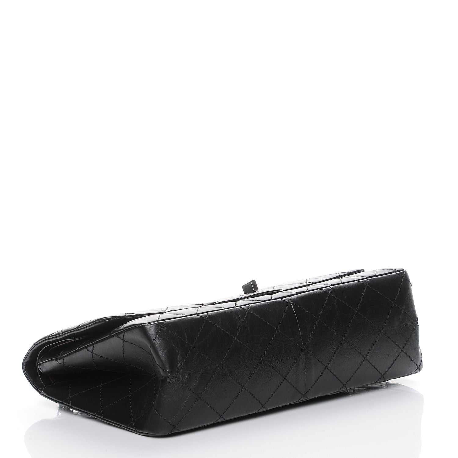 Chanel Aged Calfskin Quilted 2.55 Reissue 226 Flap Black 4 of 8