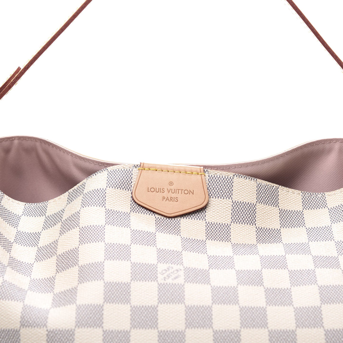 Damier Azur Graceful MM Rose Ballerine