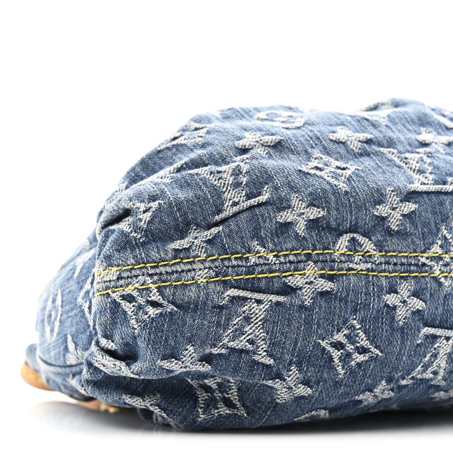 Monogram Denim Pleaty  Blue