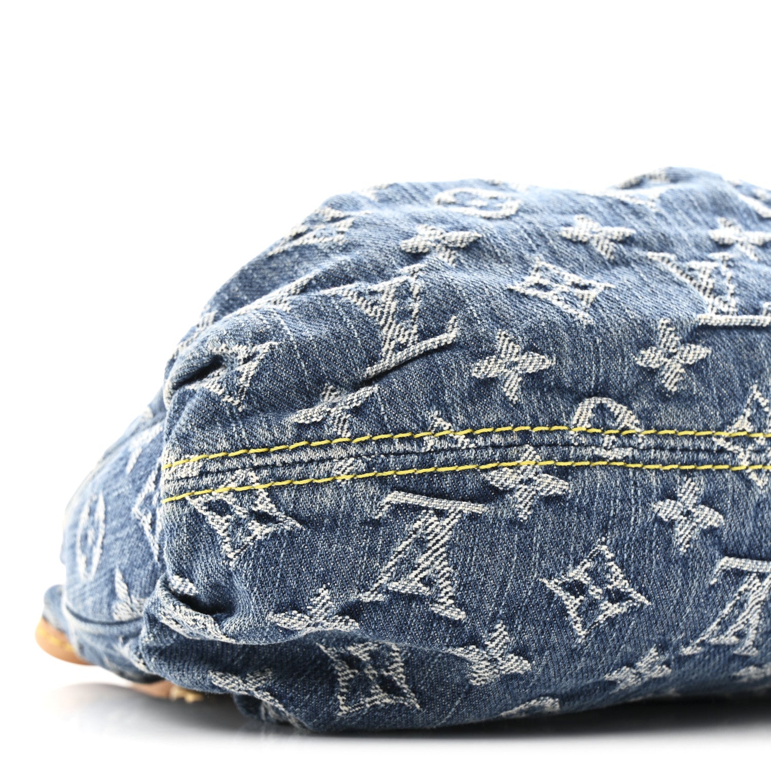 Louis Vuitton Monogram Denim Pleaty  Blue 8 of 9