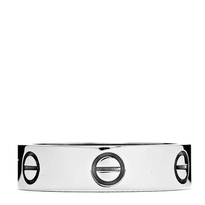 Cartier 18K White Gold 5.5mm LOVE Ring 59 8.75 3 of 4