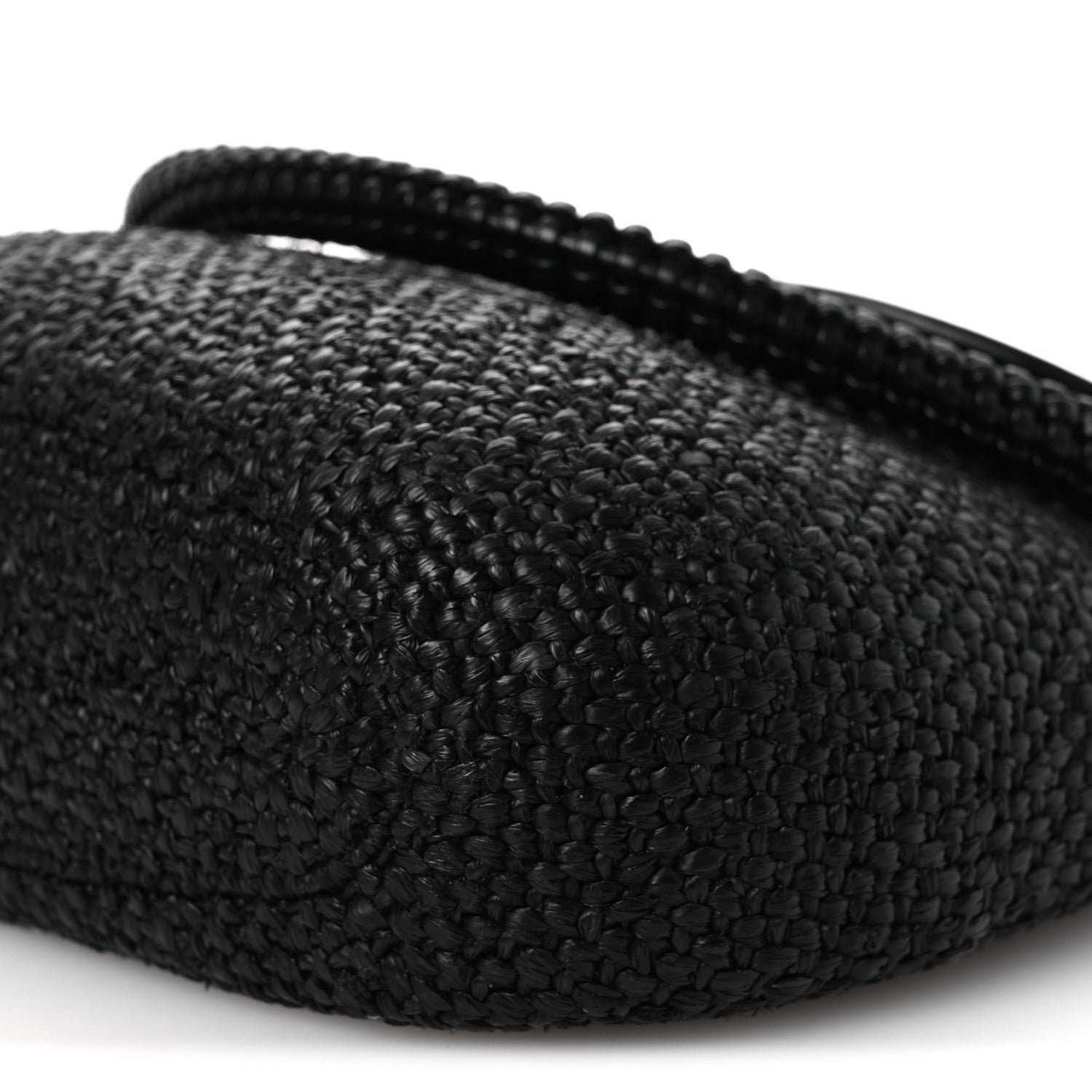 Loewe Raffia Calfskin Medium Pescador Bag Black 10 of 11