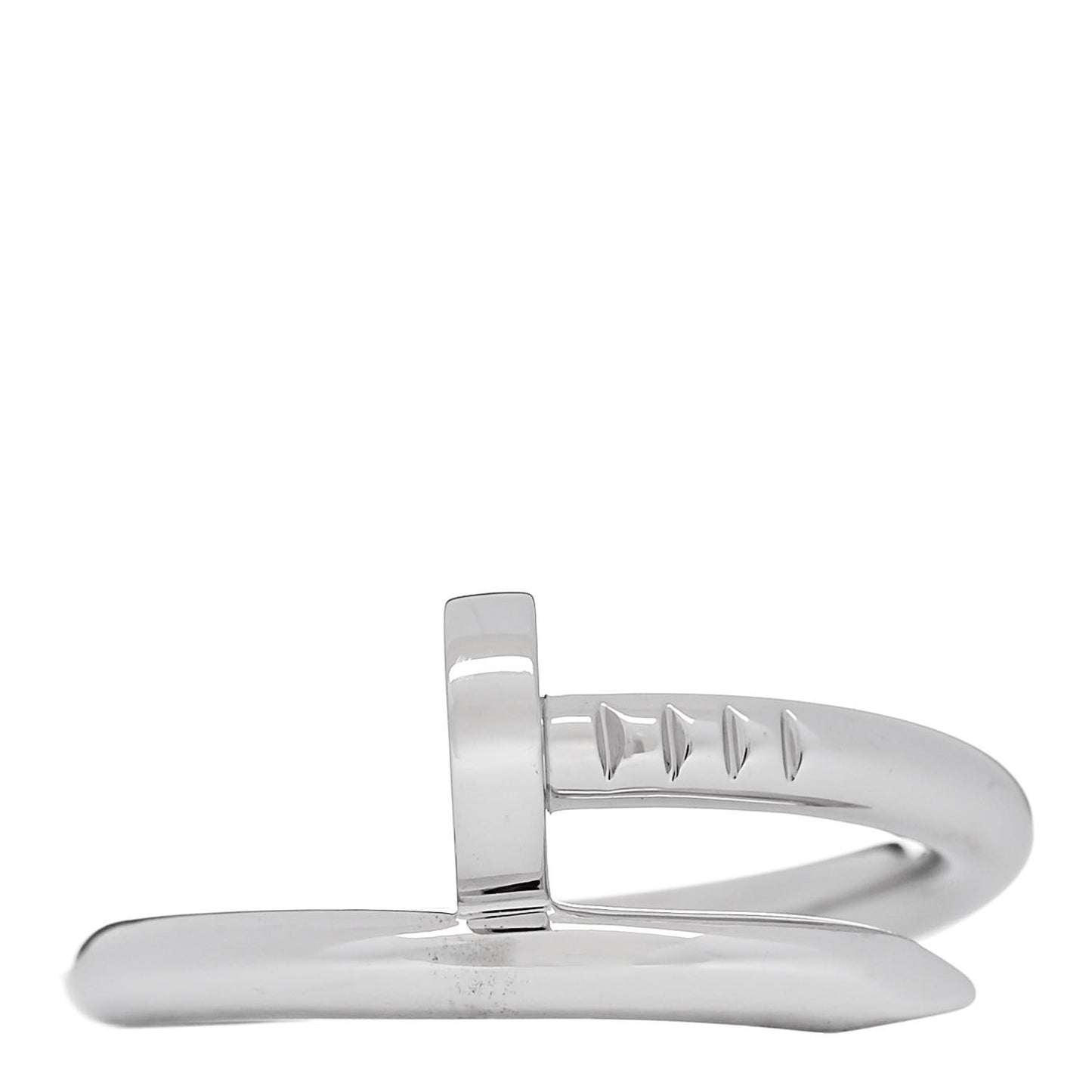 18K White Gold Juste Un Clou Ring 56 7.5