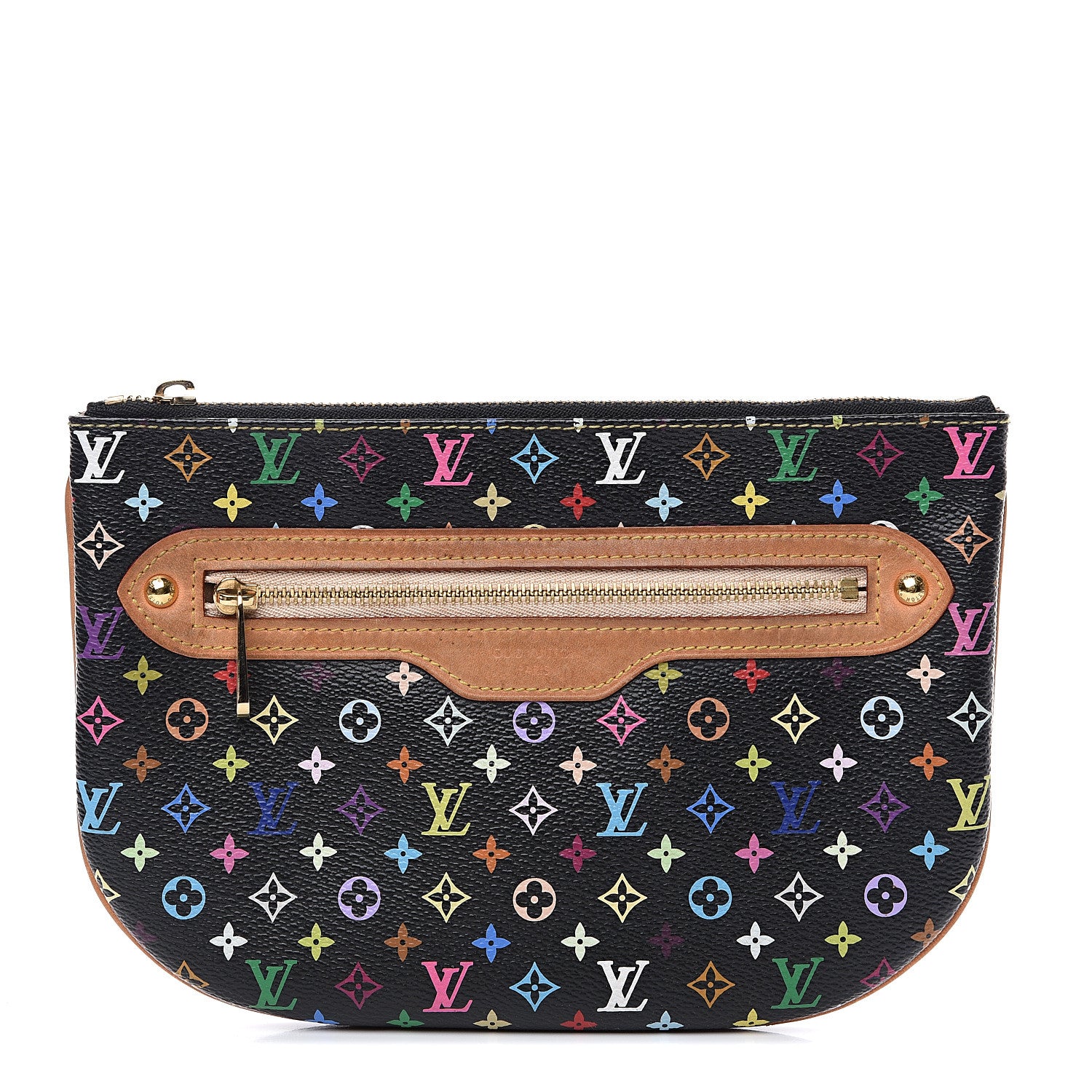 Louis Vuitton Monogram Multicolor Pochette Plate GM Black 1 of 9