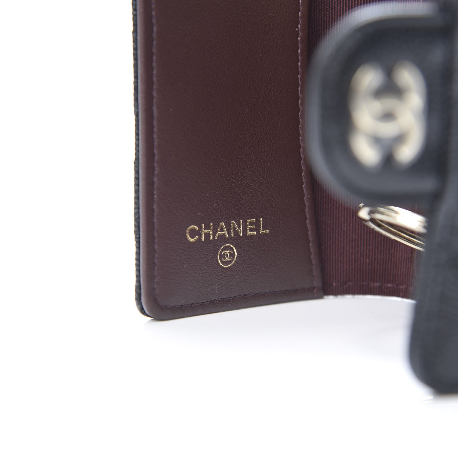 Chanel Caviar Quilted Classic 4 Key Holder Wallet Black 6 of 10