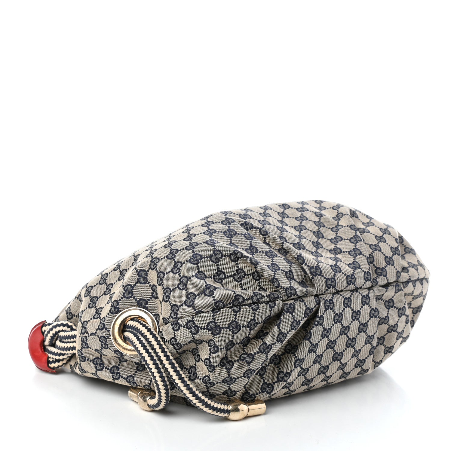 Gucci Monogram Acapulco Medium Hobo Navy 4 of 9