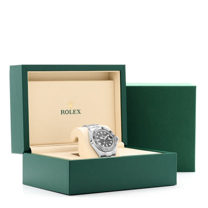 Rolex Stainless Steel 40mm Oyster Perpetual Date GMT Master II Bruce Wayne Watch Black 126710GRNR 5 of 5