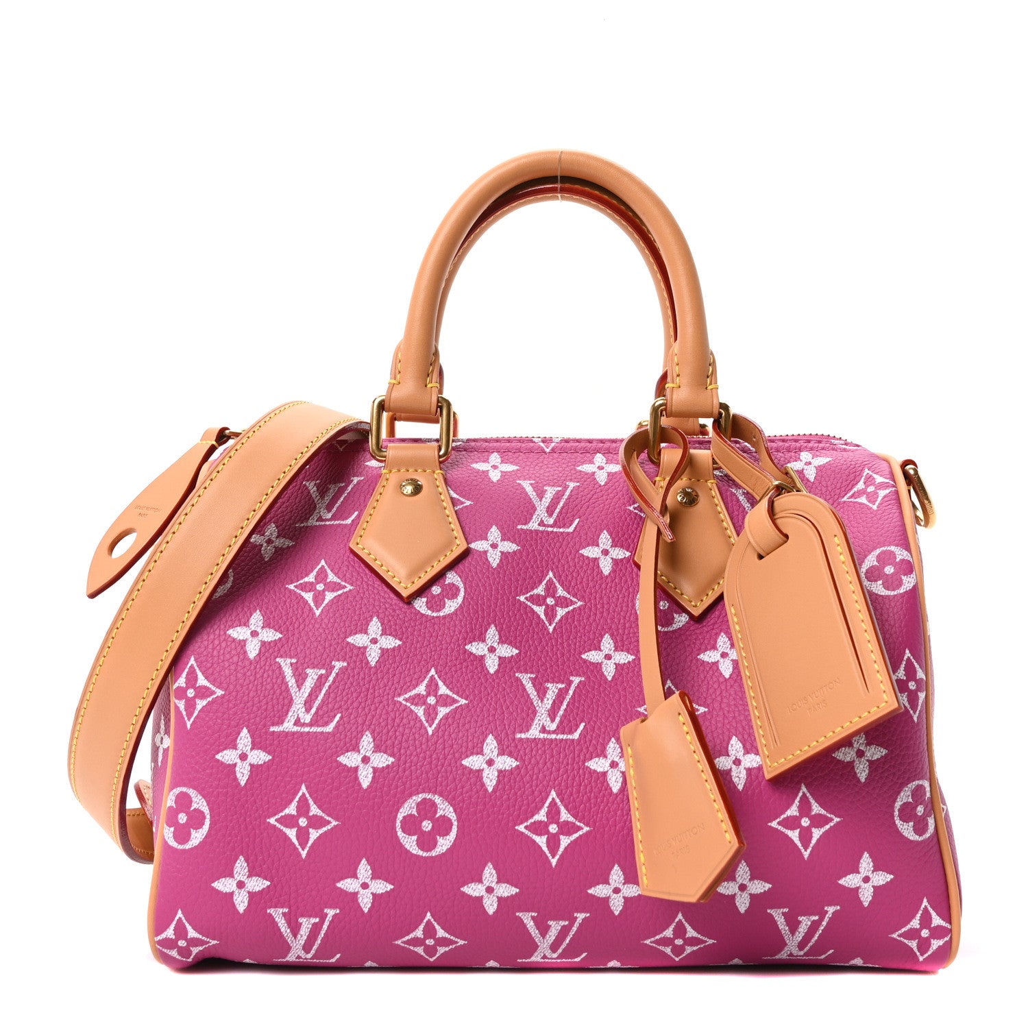 Louis Vuitton Calfskin Monogram Speedy P9 Bandouliere 25 Agate 2 of 21