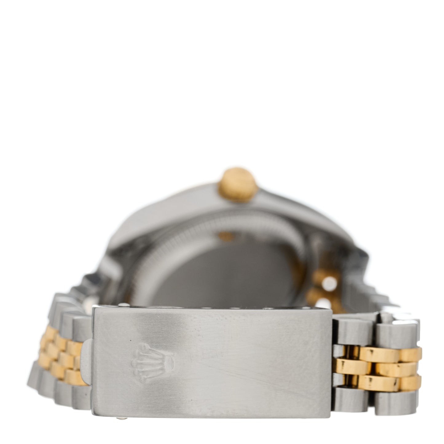 Stainless Steel 18K Yellow Gold Diamond 26mm Oyster Perpetual Watch Champagne 76193
