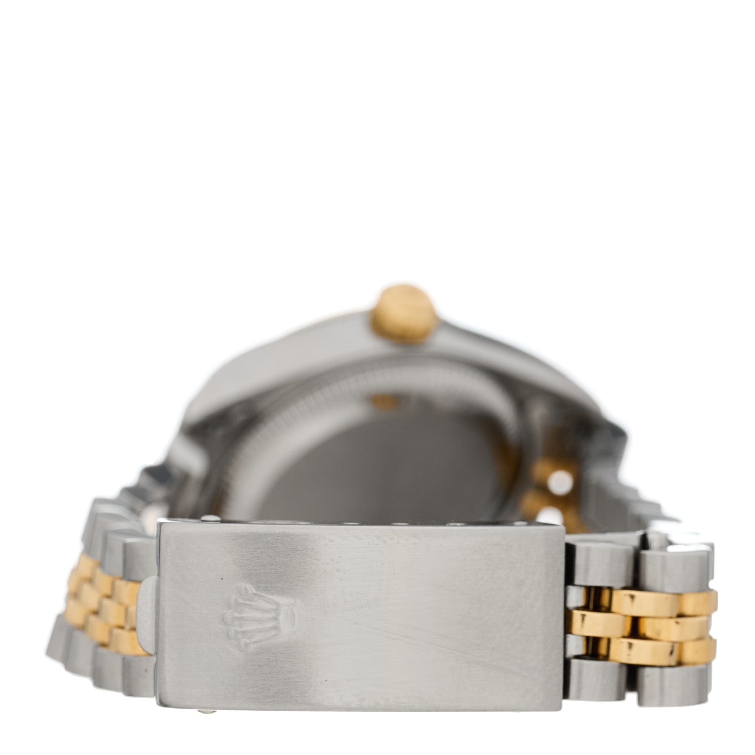 Rolex Stainless Steel 18K Yellow Gold Diamond 26mm Oyster Perpetual Watch Champagne 76193 3 of 5