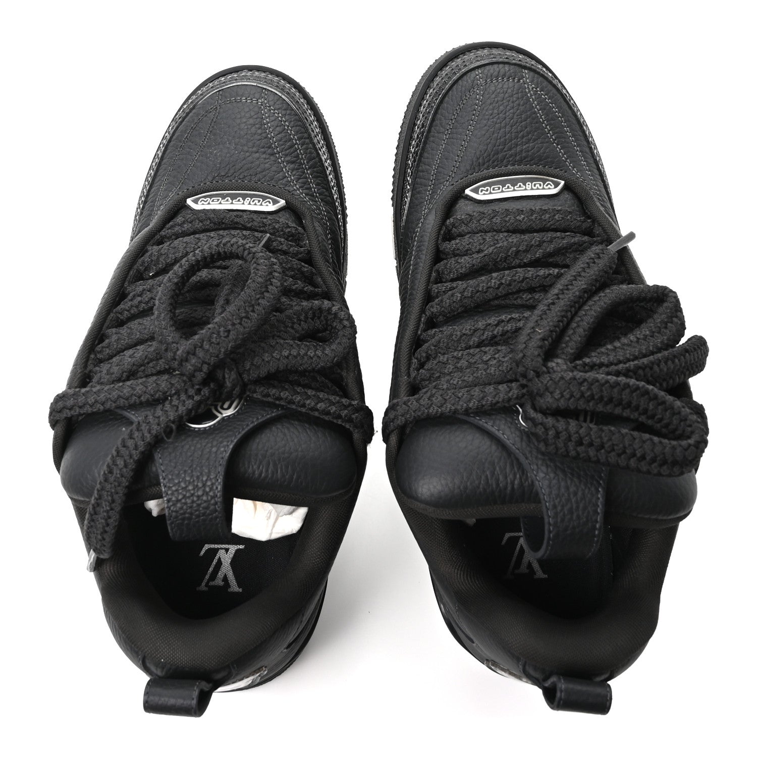 Louis Vuitton Mens LV Skate Sneakers 7.5 Black 1843073 – FASHIONPHILE