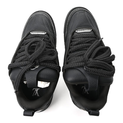 Louis Vuitton Mens LV Skate Sneakers 7.5 Black 2 of 9