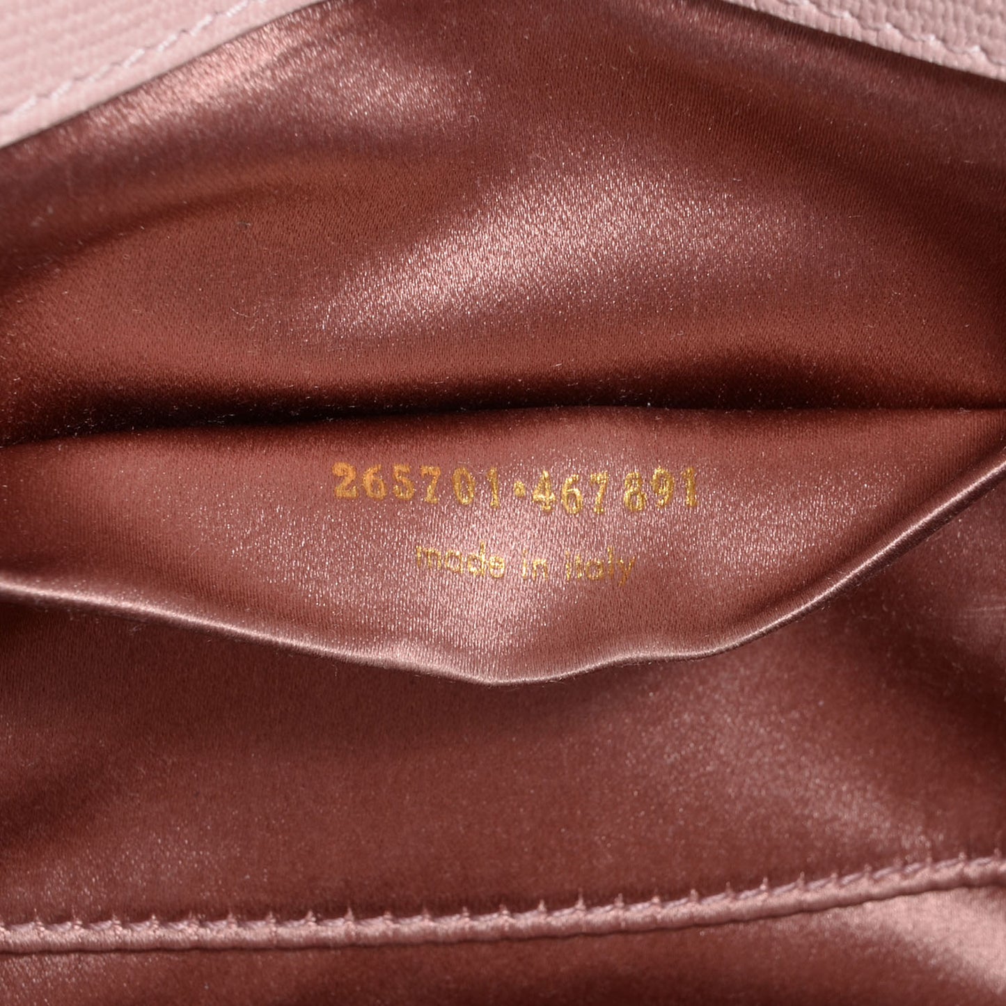 Textured Leather ChYc Clutch Light Pink