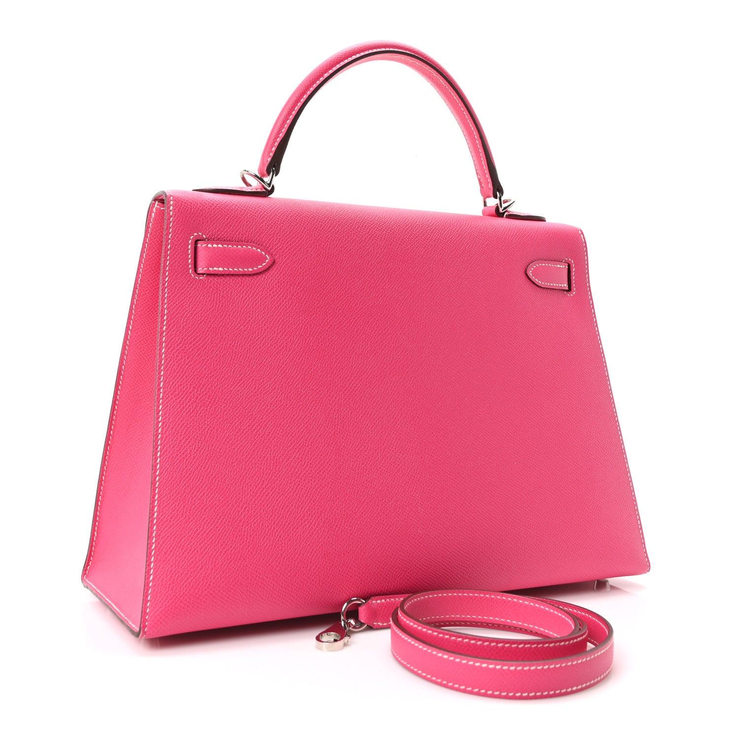 Hermes Epsom Kelly Sellier 32 Rose Tyrien 2 of 9
