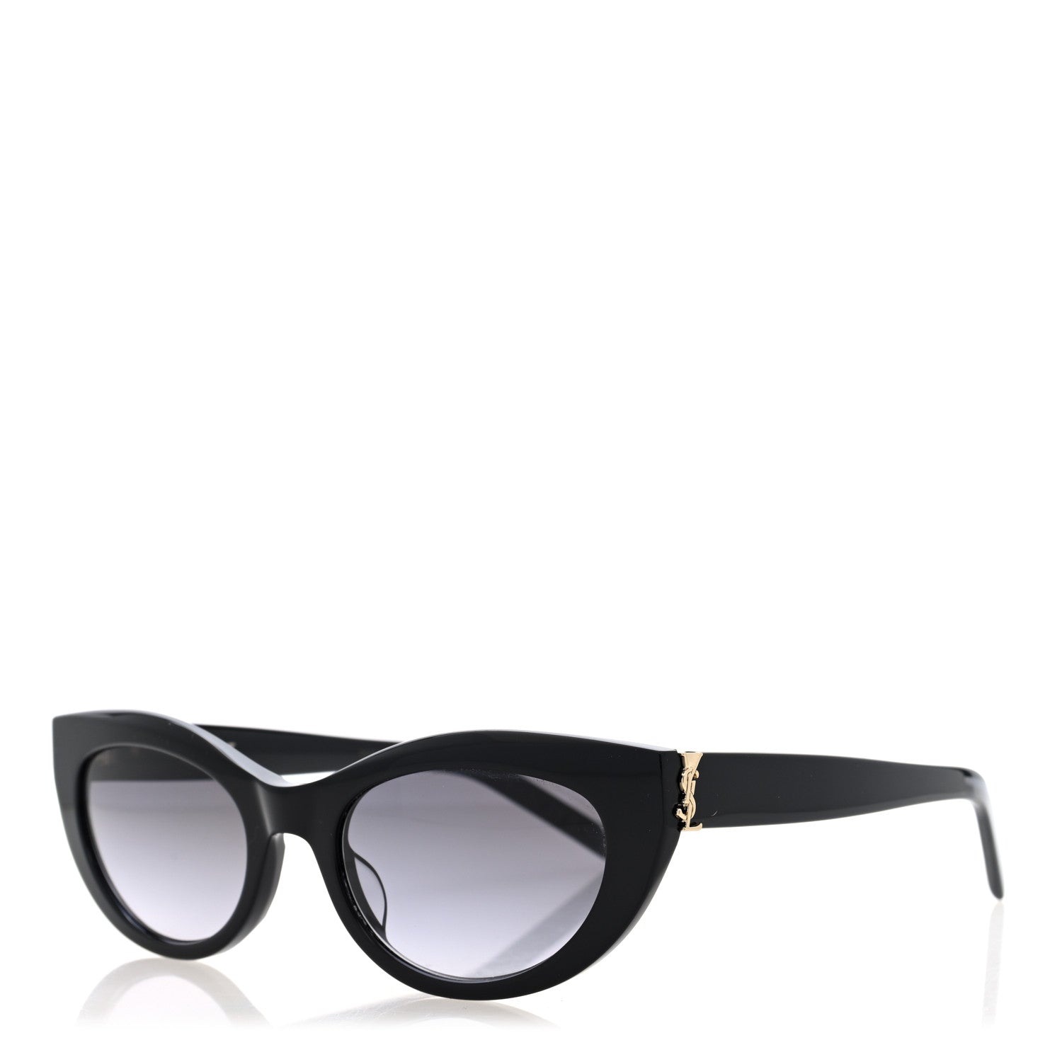 Saint Laurent Acetate Cat Eye Sunglasses SL M115 Black 1 of 8