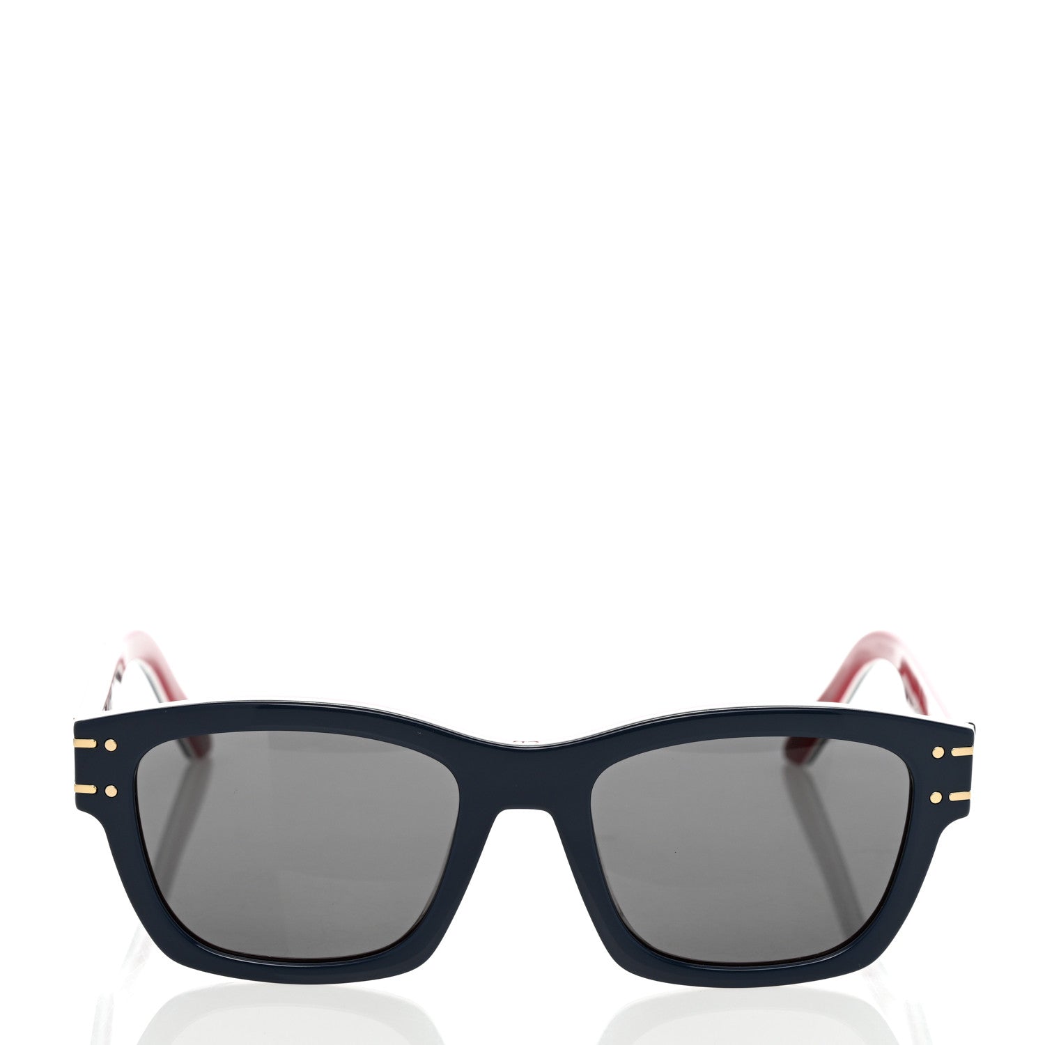 Christian Dior Diorsignature S3U Square Sunglasses Blue Red 2 of 9