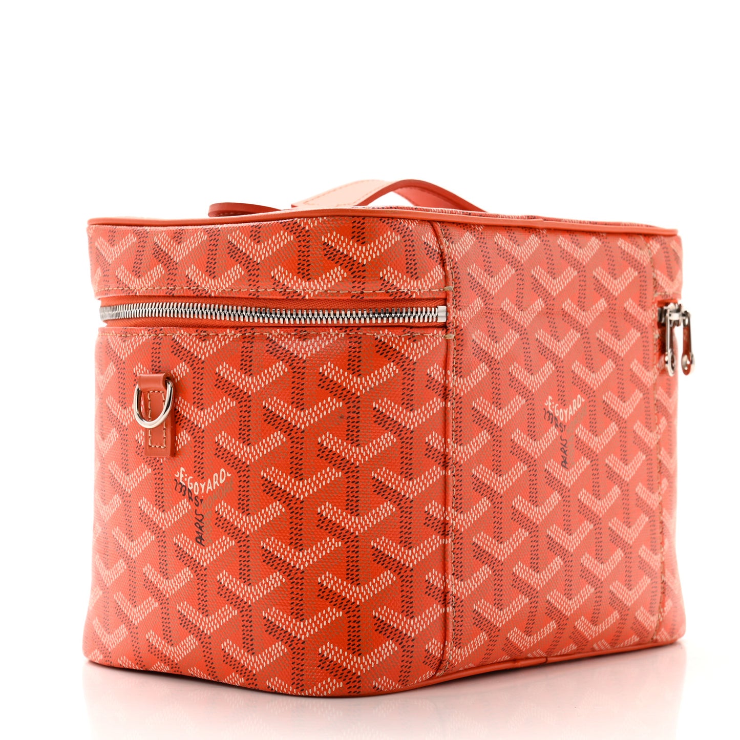 Goyardine Muse Vanity Case Orange
