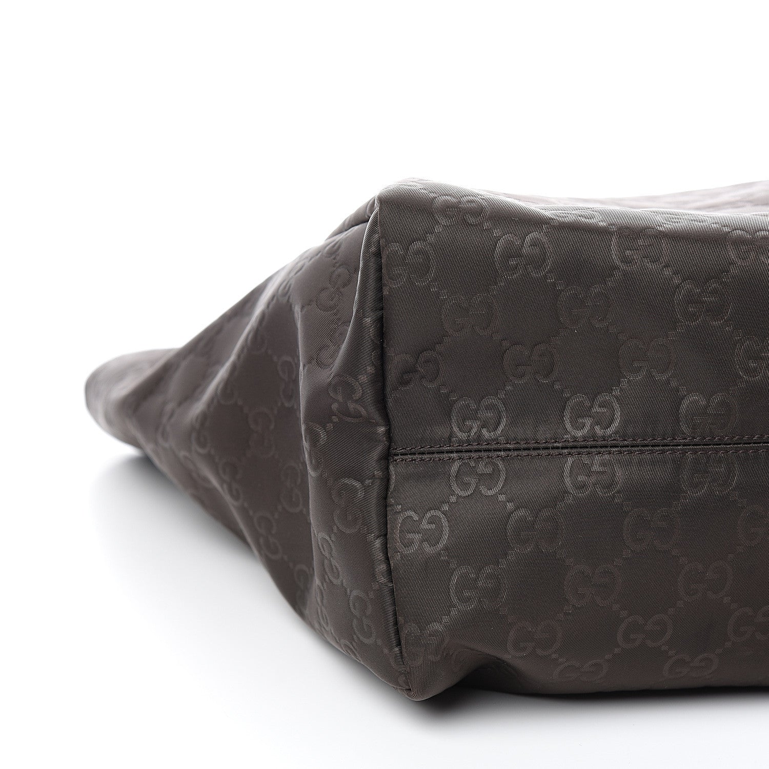 Gucci Nylon Monogram Medium Tote Brown 8 of 10