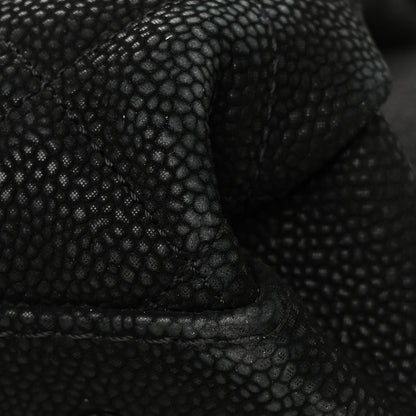 Chanel Iridescent Caviar Medium Lady Pearly Flap Black 12 of 14