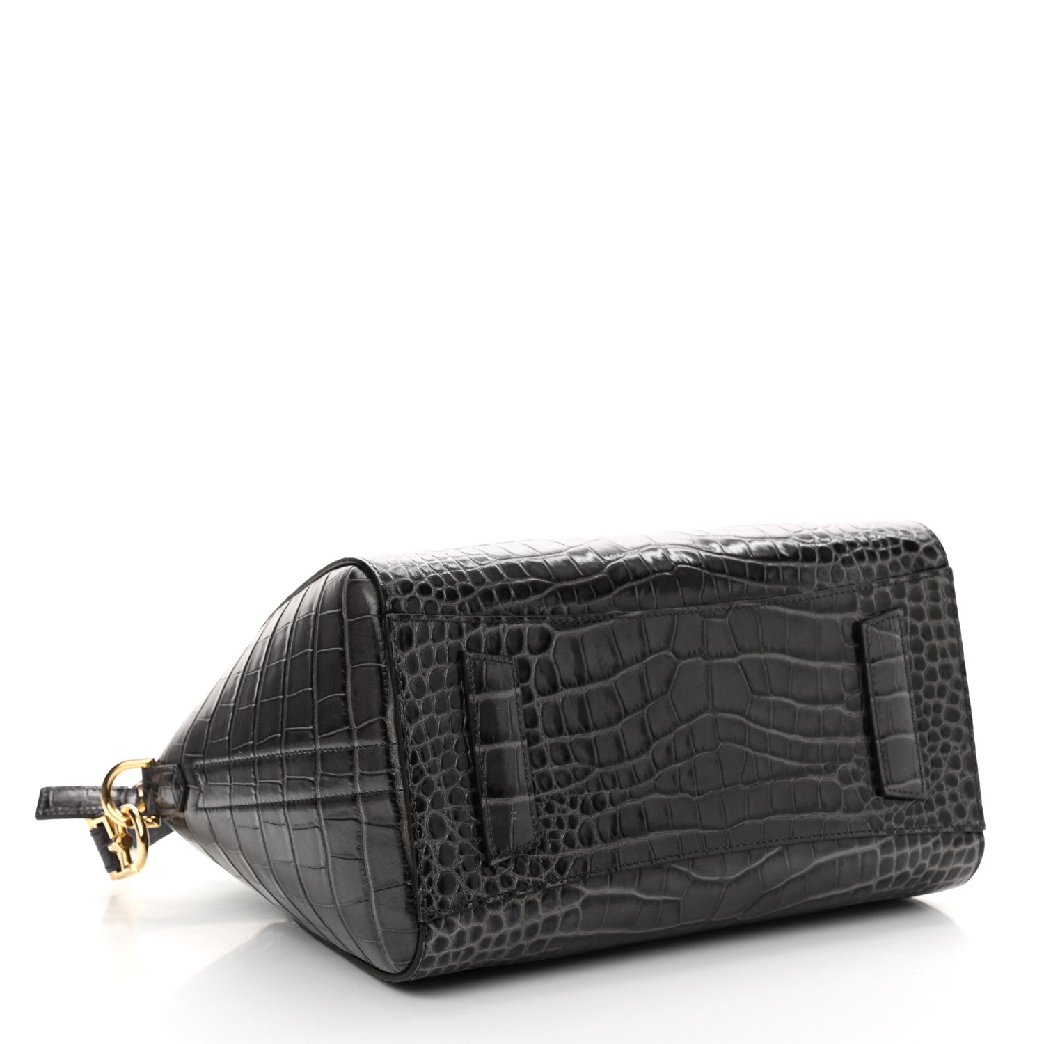 Givenchy Calfskin Crocodile Embossed Small Antigona Storm Grey 4 of 10