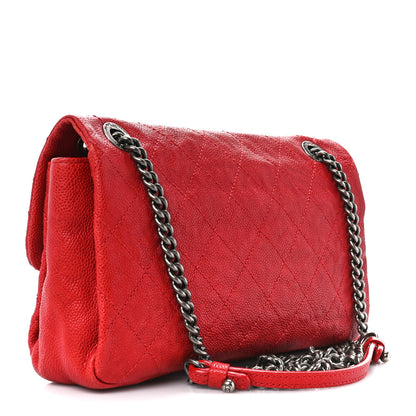 Chanel Caviar Quilted Medium Simply CC Flap Red 3 of 11