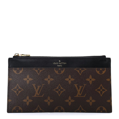 Louis Vuitton Monogram Slim Purse Black 1 of 6